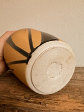 Load image into Gallery viewer, Earthy Tan &amp; Black Vase