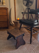 Load image into Gallery viewer, Rustic Wooden Stool