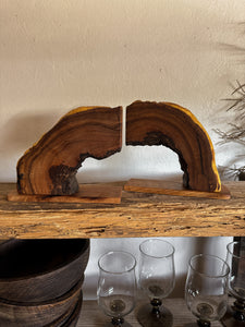 Perished Mesquite Bookends, pair