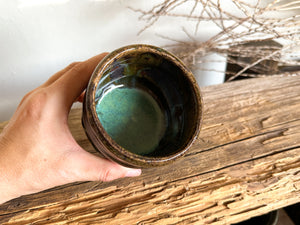 Drippy Pottery Vessel