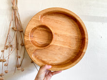 Load image into Gallery viewer, Light Oak Chip &amp; Dip Bowl