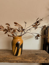 Load image into Gallery viewer, Earthy Tan &amp; Black Vase