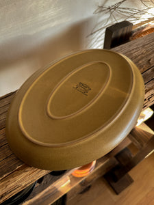 Beige Stoneware Serving Platter