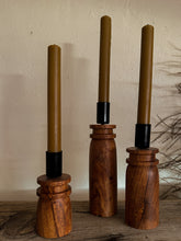 Load image into Gallery viewer, Mesquite Taper Candle Holders, set of 3