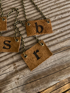 Leather Decanter Tags