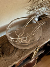 Load image into Gallery viewer, Pedestal Etched Glass Bowl