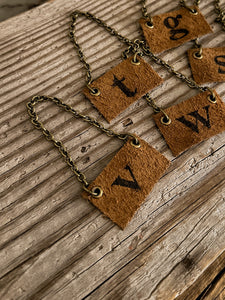 Leather Decanter Tags