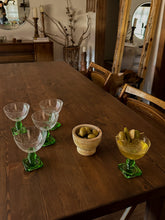 Load image into Gallery viewer, Vibrant Green Cocktail Glasses, set of 5