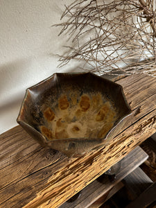 Drippy Pottery Bowl