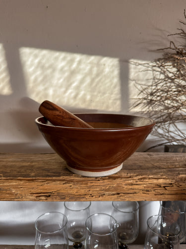 Large Japanese Grinding Bowl