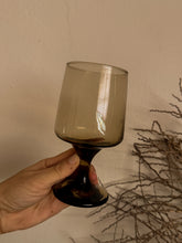 Load image into Gallery viewer, Smoky Brown Goblets, set of 8