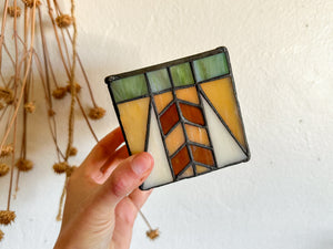 Geometric Stained Glass Tealight Holder