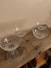 Load image into Gallery viewer, "Diamant" Champagne Coupes, set of 4