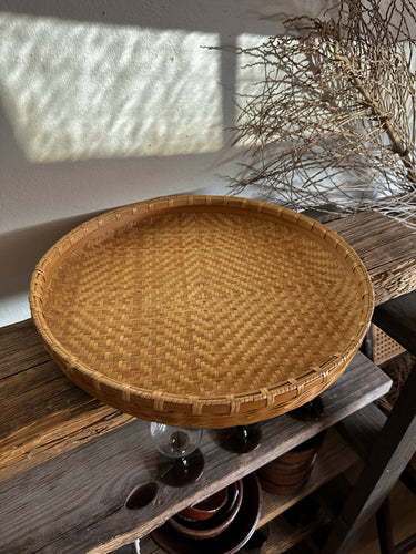 Large Shallow Winnowing Basket