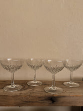 Load image into Gallery viewer, "Diamant" Champagne Coupes, set of 4