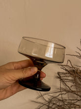 Load image into Gallery viewer, Smoky Brown Champagne Coupes, set of 8