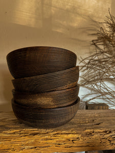 Mango Wood Bowls, set of 4