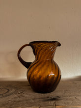 Load image into Gallery viewer, Hand-Blown Mexican Glass Short Pitcher