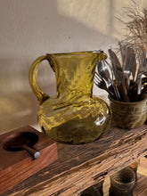 Load image into Gallery viewer, Hand Blown Mexican Glass Pitcher