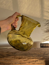 Load image into Gallery viewer, Hand Blown Mexican Glass Pitcher