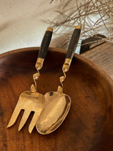 Load image into Gallery viewer, Twisted Gold Serving Utensils