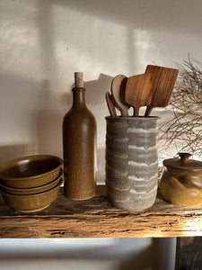 Stoneware Bottle with Cork