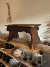 Load image into Gallery viewer, Rustic Wooden Stool