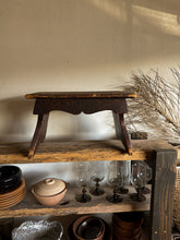 Load image into Gallery viewer, Rustic Wooden Stool
