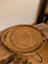 Load image into Gallery viewer, Rattan Serving Tray