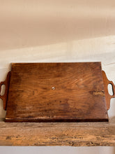 Load image into Gallery viewer, Worn Wooden Serving Tray w/ Inlay