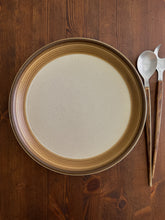 Load image into Gallery viewer, Deep Speckled w/ Brown Stripes Platter