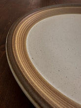 Load image into Gallery viewer, Deep Speckled w/ Brown Stripes Platter