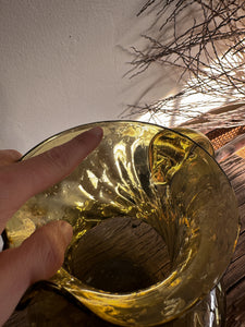 Hand Blown Mexican Glass Pitcher