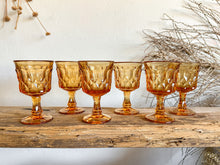 Load image into Gallery viewer, Earthy Orange Wine Glasses, set of 6