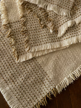 Load image into Gallery viewer, Off White &amp; Beige Placemats, set of 6