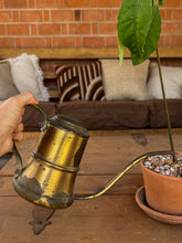 Load image into Gallery viewer, Antiqued Brass Watering Can