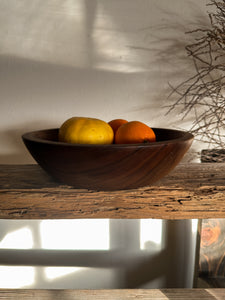 Heavy Bottom Wooden Bowl