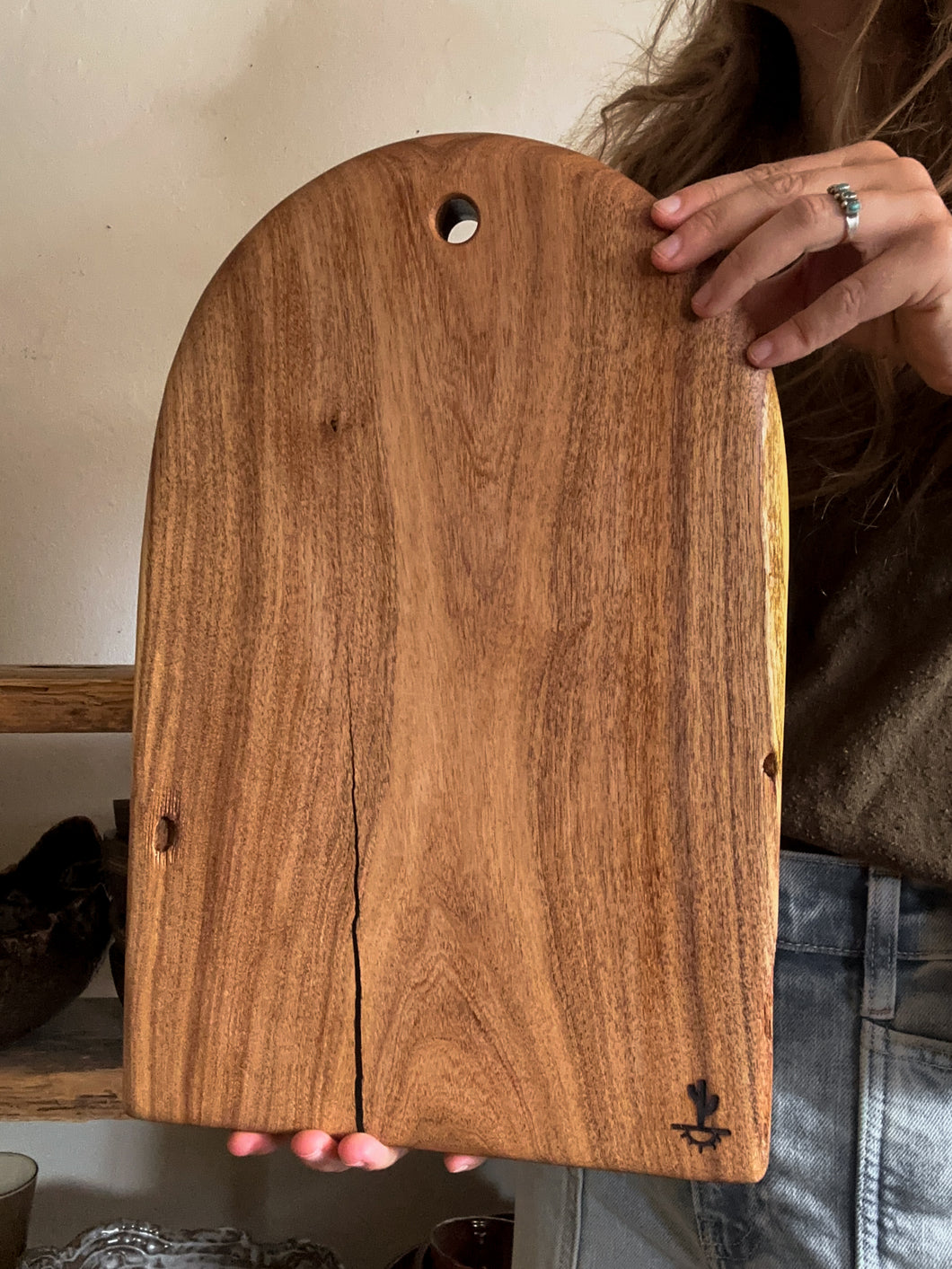 Arched Mesquite Board