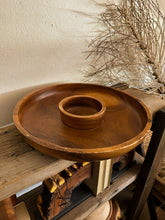 Load image into Gallery viewer, Wooden Chips &amp; Dip Serving Bowl