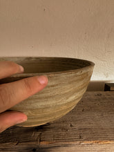 Load image into Gallery viewer, Beige and Muted green Pottery Bowl