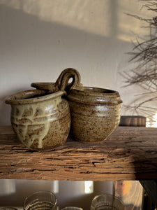 Connected Stoneware Pots