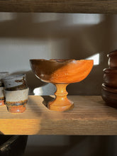 Load image into Gallery viewer, Pedestal Wooden Bowl