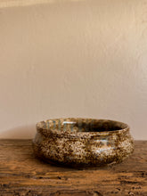 Load image into Gallery viewer, Speckled Shallow Pottery Bowl