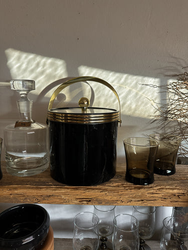 Black & Gold Ice Bucket