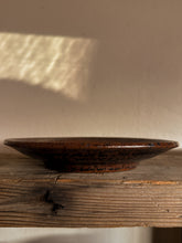 Load image into Gallery viewer, Rusty Brown &amp; Charcoal Black Pottery Dish
