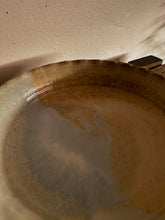 Load image into Gallery viewer, Biege and Sky Blue Pottery Pie Dish