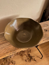 Load image into Gallery viewer, Olive Wavy Bowl