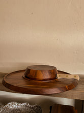 Load image into Gallery viewer, Danish Serving Platter &amp; Cutting Block
