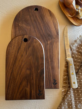 Load image into Gallery viewer, Arched Walnut Boards, pair
