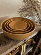 Load image into Gallery viewer, Agatized Wood Nesting Bowls, set of 4